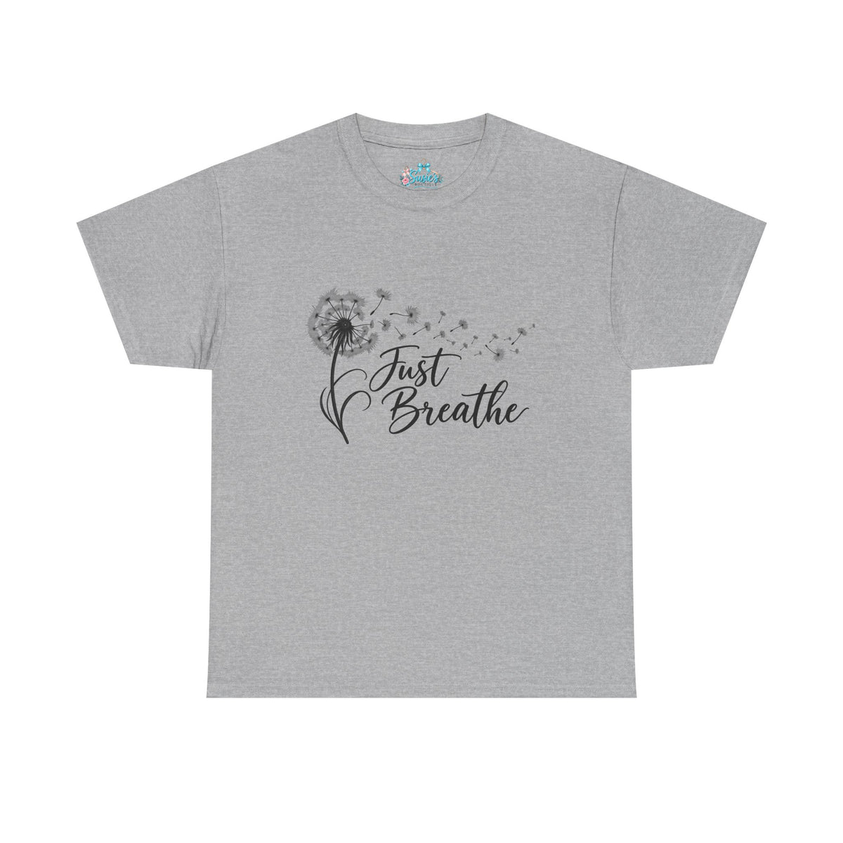 Just Breathe Dandelion Tee | Relaxation Inspirational Shirt