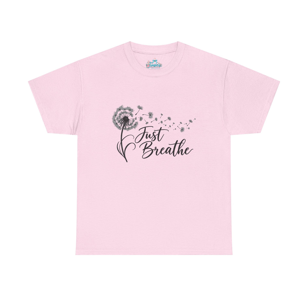 Just Breathe Dandelion Tee | Relaxation Inspirational Shirt