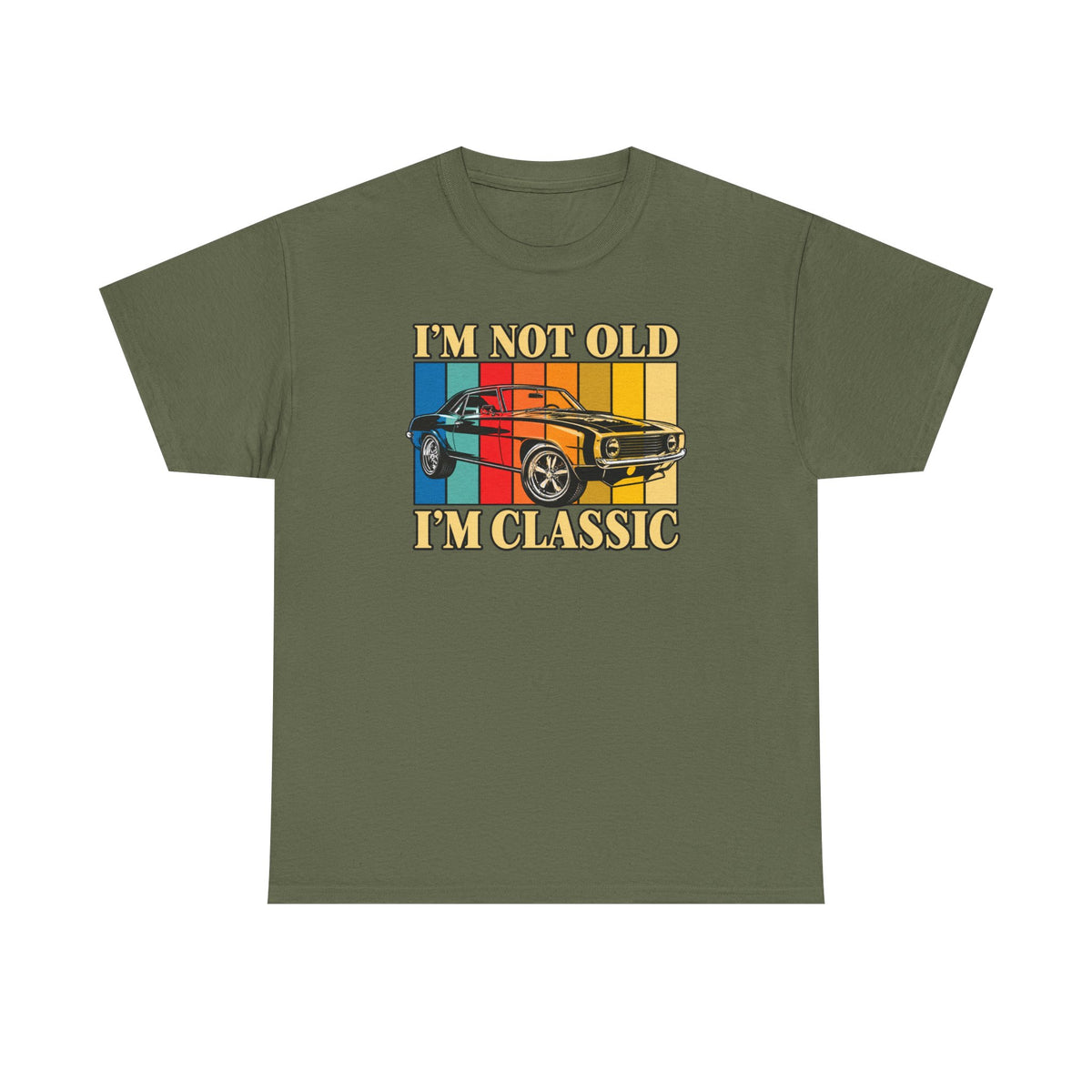 I'm Not Old I'm Classic Tee | Vintage Car Retro Sunset Graphic
