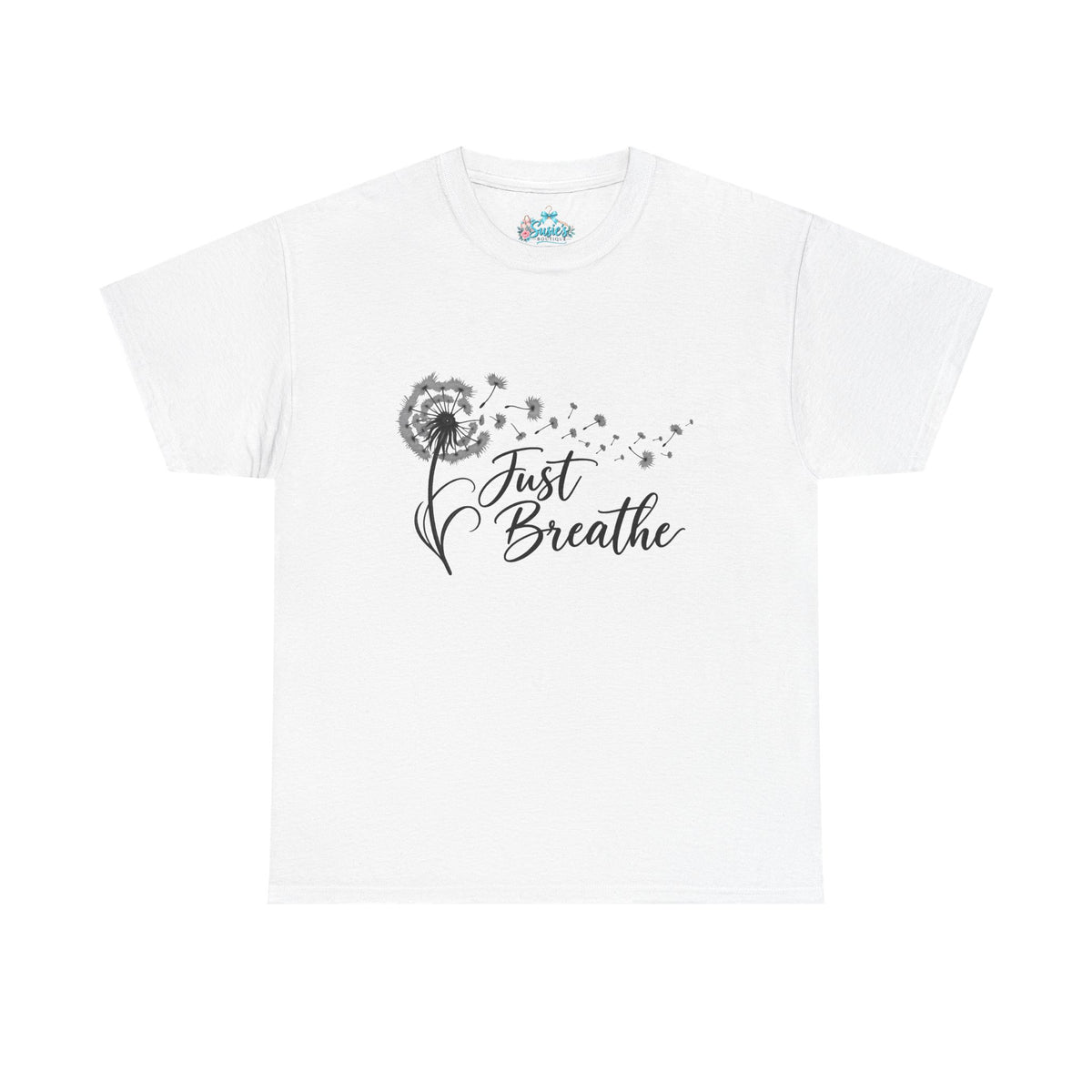 Just Breathe Dandelion Tee | Relaxation Inspirational Shirt