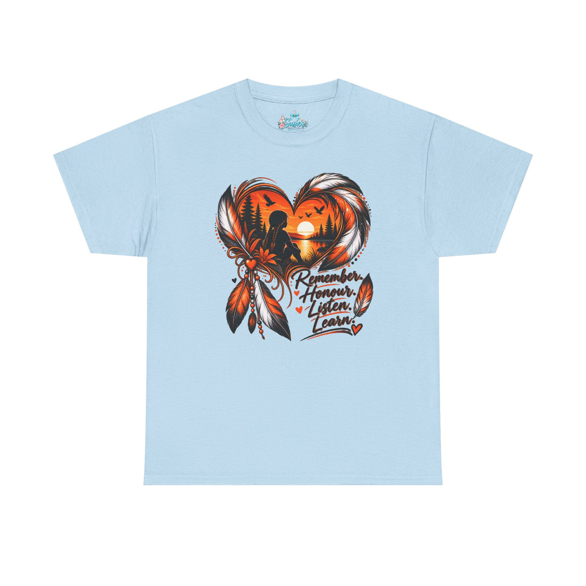 Heart Dreamcatcher Graphic Tee | Remember Honor Listen Learn