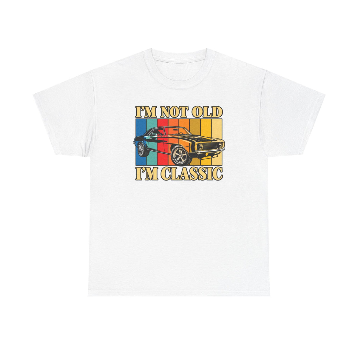 I'm Not Old I'm Classic Tee | Vintage Car Retro Sunset Graphic