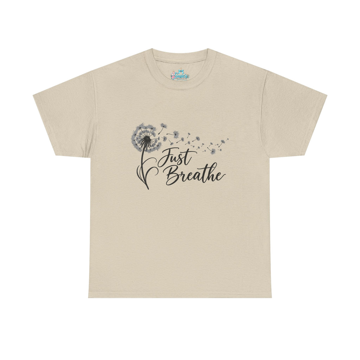 Just Breathe Dandelion Tee | Relaxation Inspirational Shirt