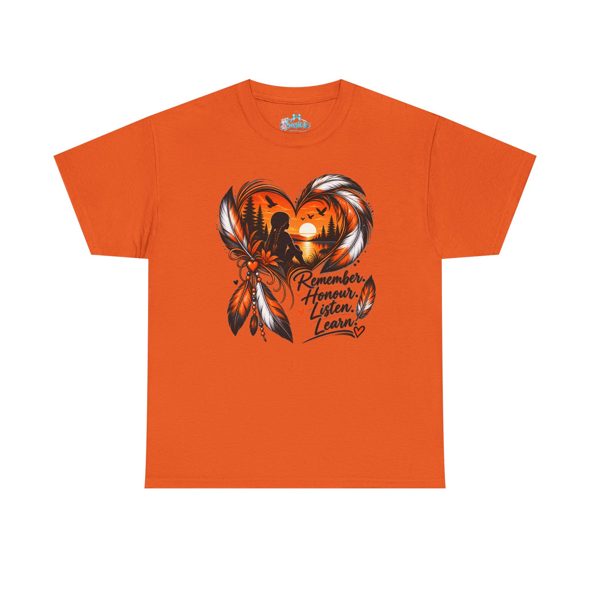 Heart Dreamcatcher Graphic Tee | Remember Honor Listen Learn