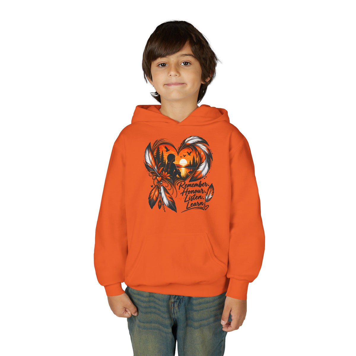 Youth Heavy Blend Hooded Sweatshirt