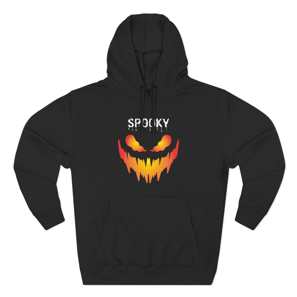 Spooky Jack-O'-Lantern Face Hoodie | Halloween Pumpkin Scary Scream