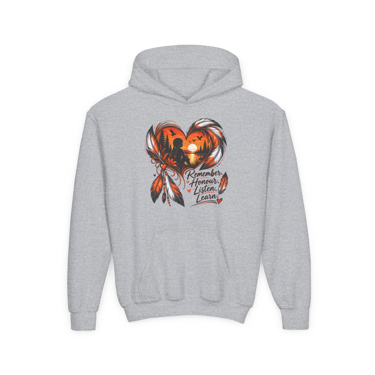 Youth Heavy Blend Hooded Sweatshirt