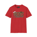 Leopard Print Merry Christmas T-Shirt | Santa Hat Holly Holiday Tee
