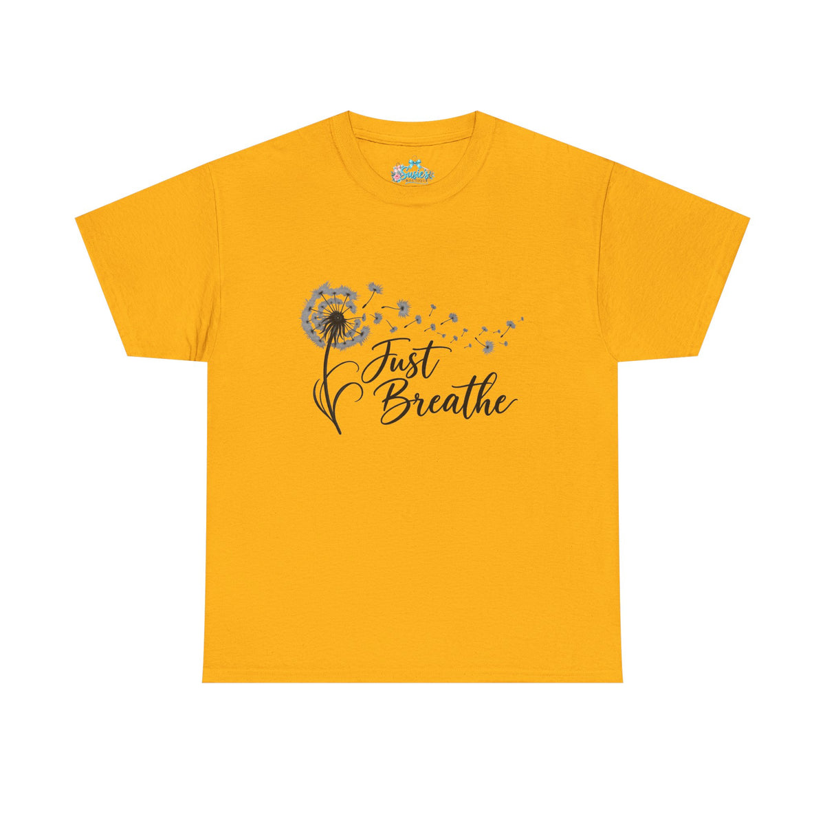Just Breathe Dandelion Tee | Relaxation Inspirational Shirt