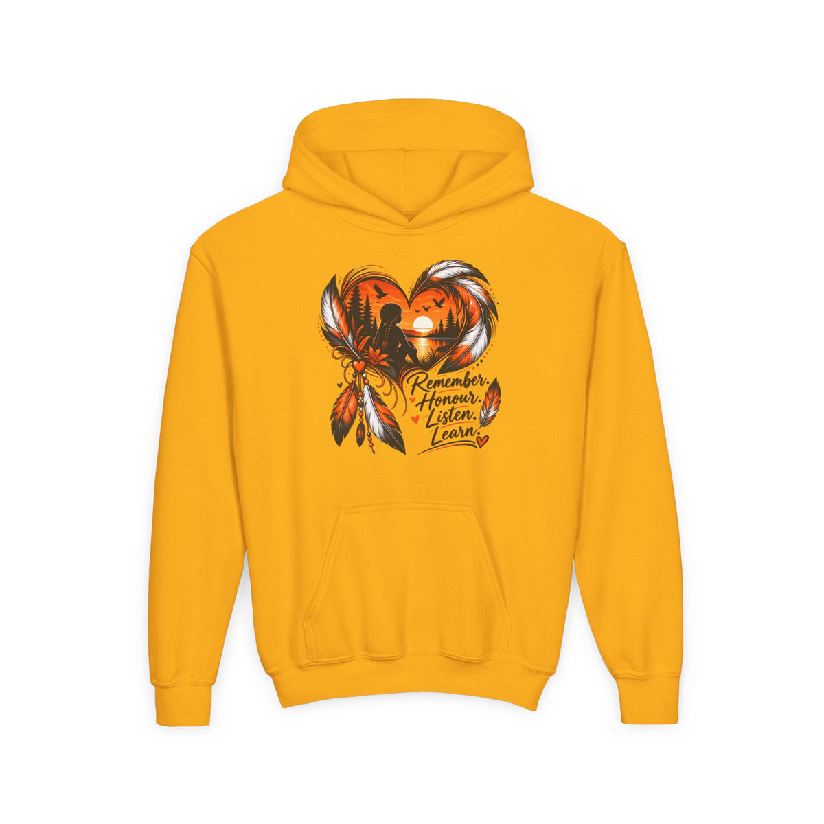 Youth Heavy Blend Hooded Sweatshirt