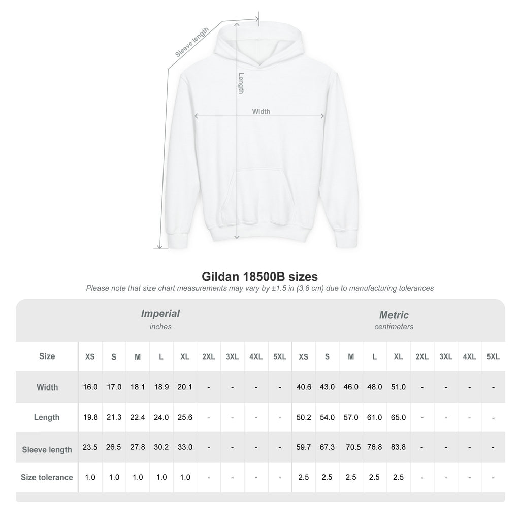 Youth Heavy Blend Hooded Sweatshirt