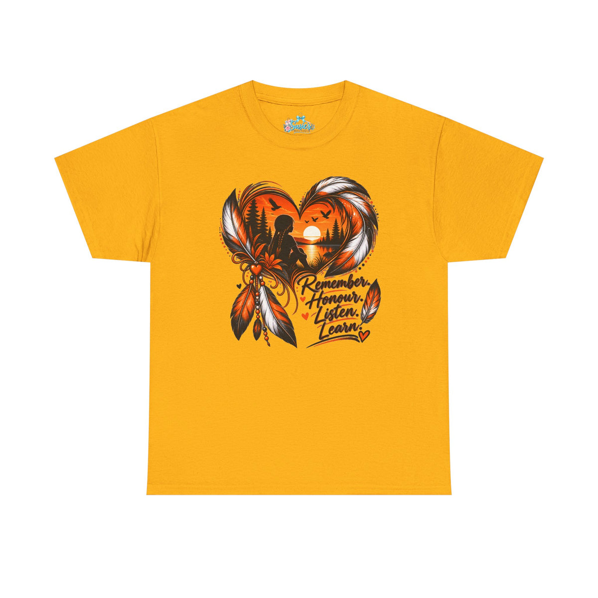 Heart Dreamcatcher Graphic Tee | Remember Honor Listen Learn