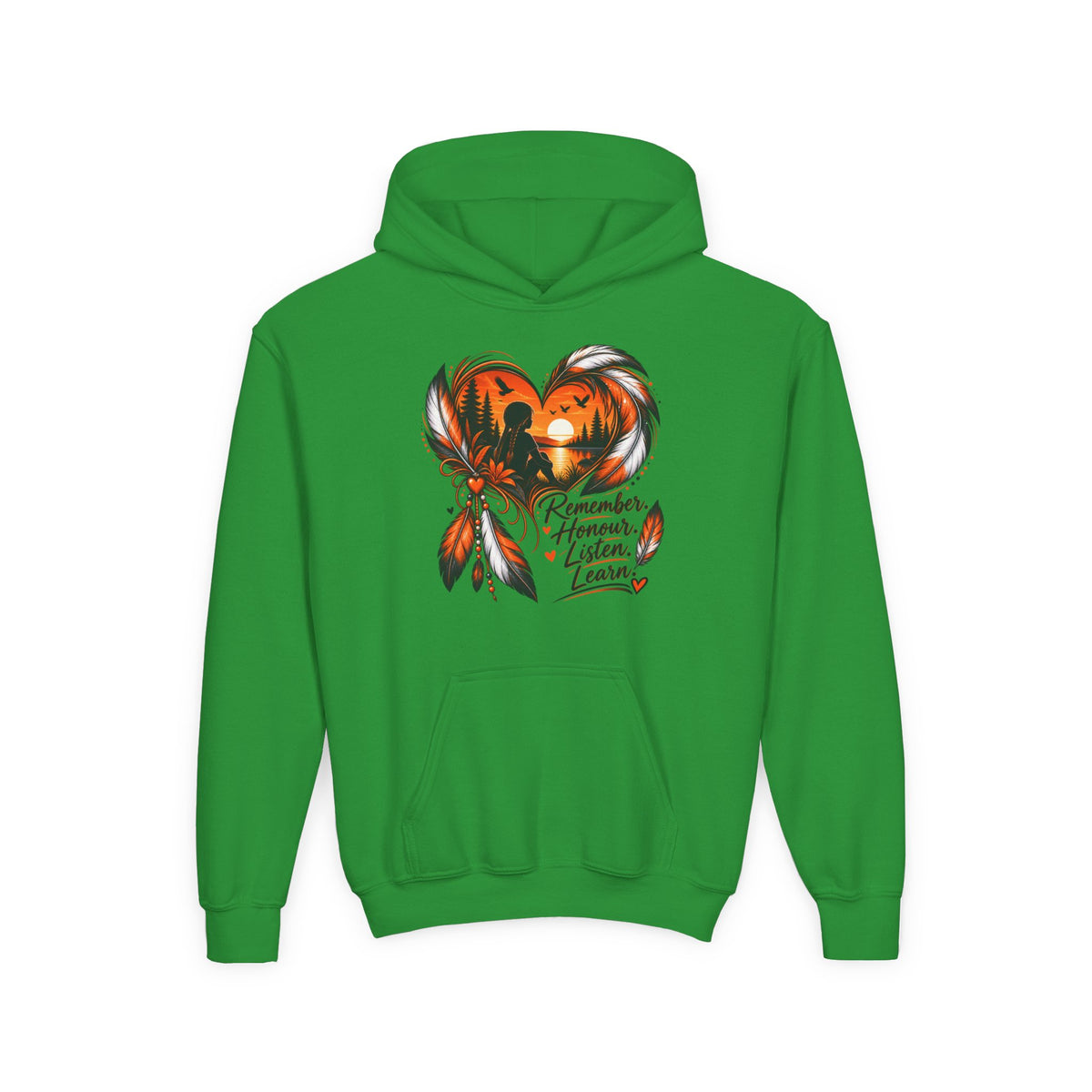 Youth Heavy Blend Hooded Sweatshirt